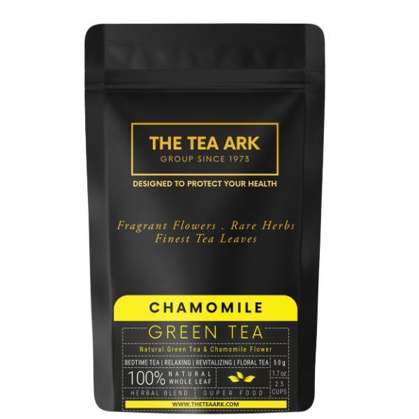Buy The Tea Ark Green Tea Powder - Organic Chamomile 50 gm (Pouch ...