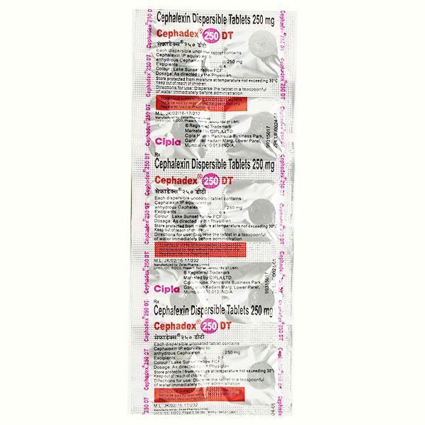 cephadex dt 250mg tablet
