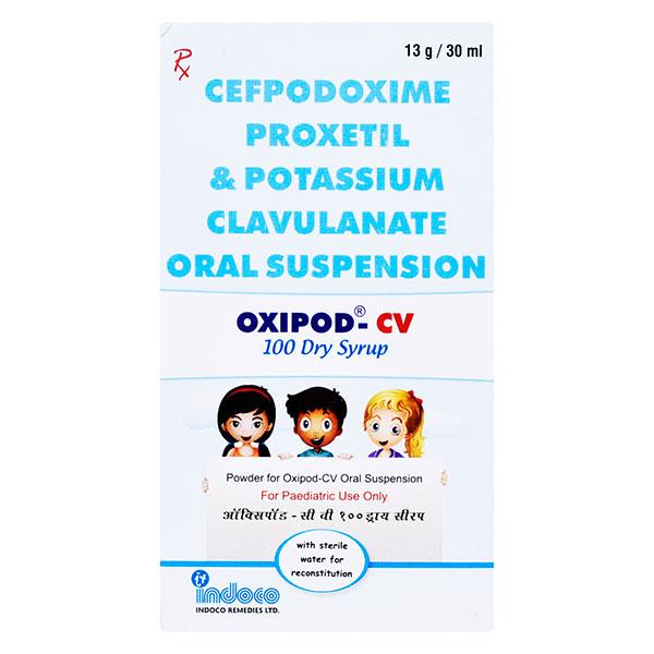 OXIPOD CV 100mg Dry Syrup 30ml : Price, Uses, Side Effects | Netmeds