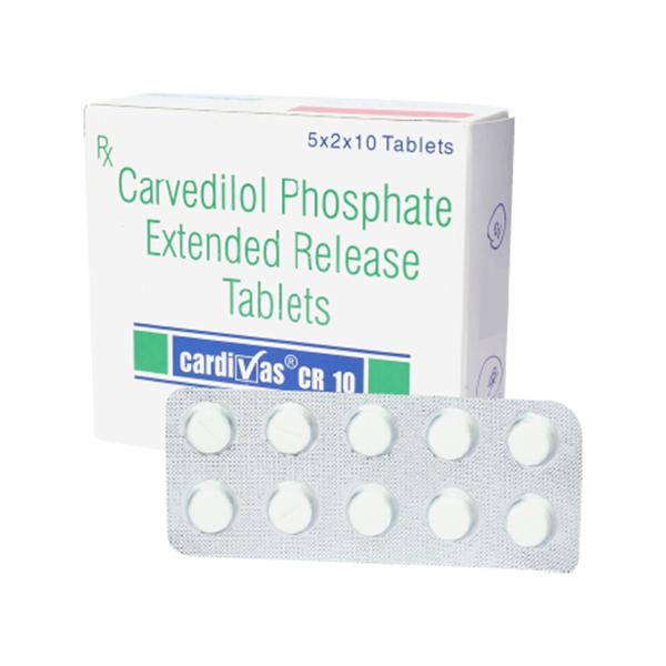Cardivas CR 10mg Tablet 10'S : Price, Uses, Side Effects | Netmeds