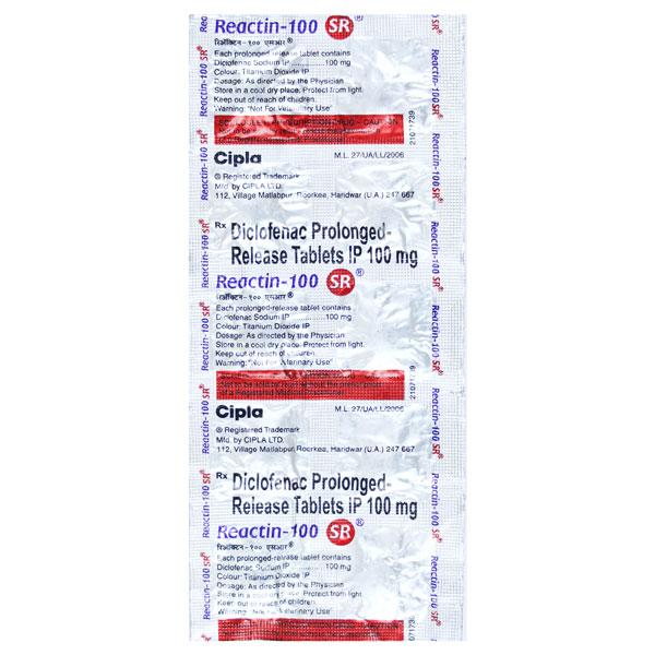 reactin sr 100mg tablet