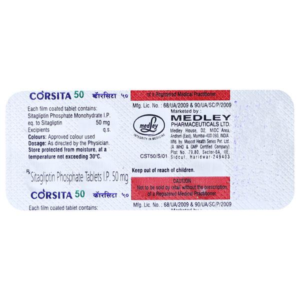 Corsita 50mg Tablet