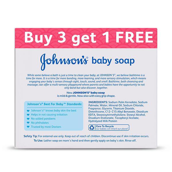 Buy Johnson's Baby Soap (Buy Get 1) 100 gm Online at Best Price