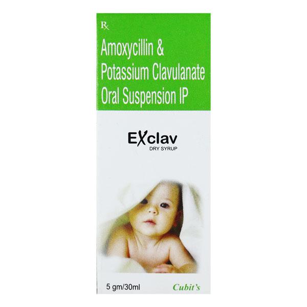 EXCLAV Dry Syrup 30ml Price, Uses, Side effects, Substitutes | Netmeds