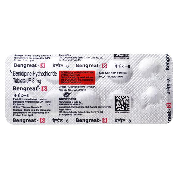 bengreat 8mg tablet