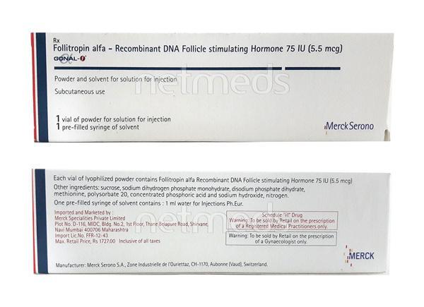 Gonal F 75Iu Injection 1's : Uses, Side Effects, Price | Netmeds