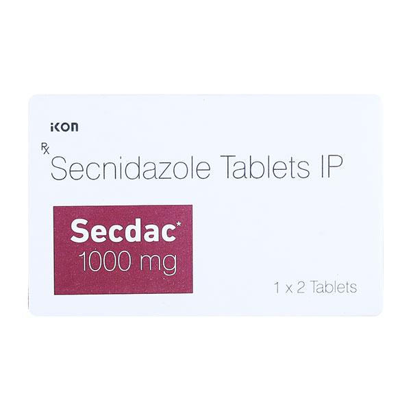 SECDAC 1000mg Tablet 2's Price, Uses, Side effects, Substitutes | Netmeds