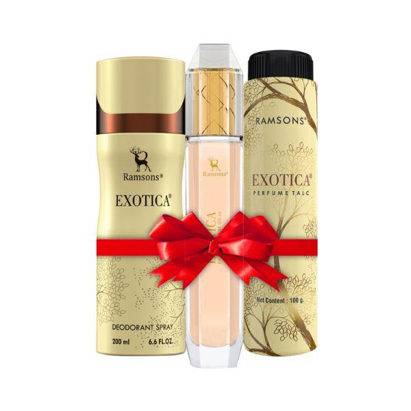 Buy RAMSONS Exotica 1 Eau De Parfum 100ml, 1 Deodorant Spray 200ml & 1 ...