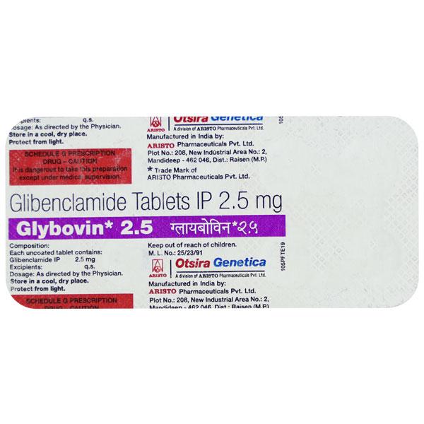 glybovin 2.5mg tablet