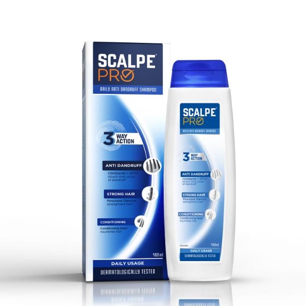 Buy Scalpe Pro Daily Anti Dandruff Shampoo 400 ml for Stubborn Dandruff ...