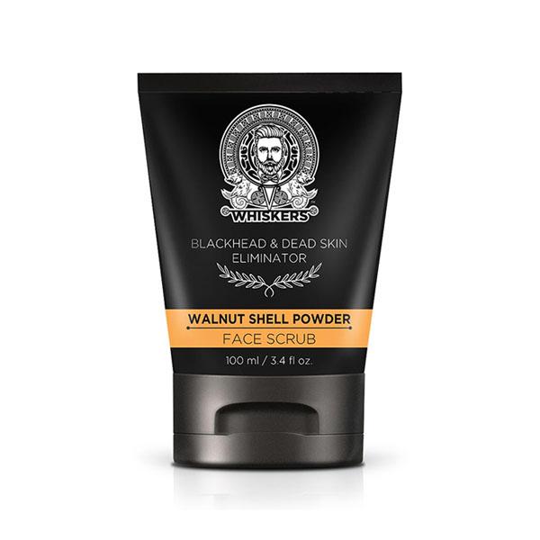Buy Whiskers Walnut Shell Powder Face Scrub For Men 100 ml Online at ...