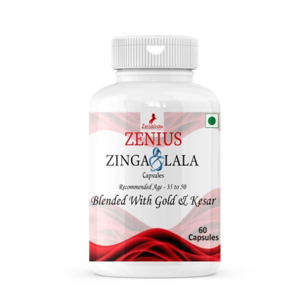 Zenius Zinga Lala Capsule with Gold & Kesar (Recommended Age 35 - 50 ...