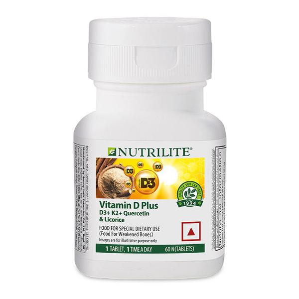 Buy Nutrilite Vitamin D Plus Tablet 60's Online at Best Price | Netmeds