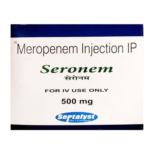 SERONEM 500mg Injection 1's