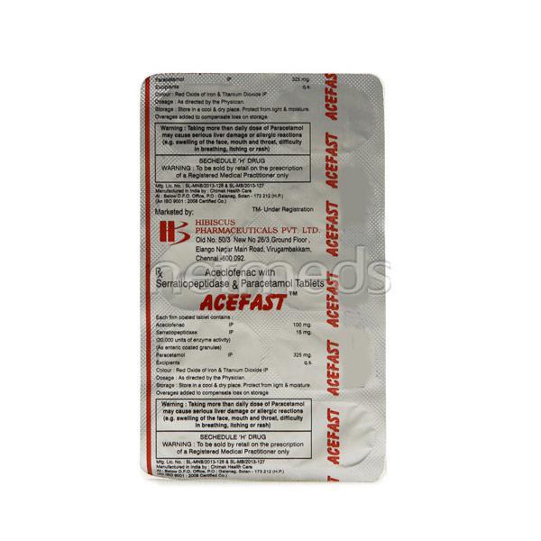 Acefast Tablet 10'S