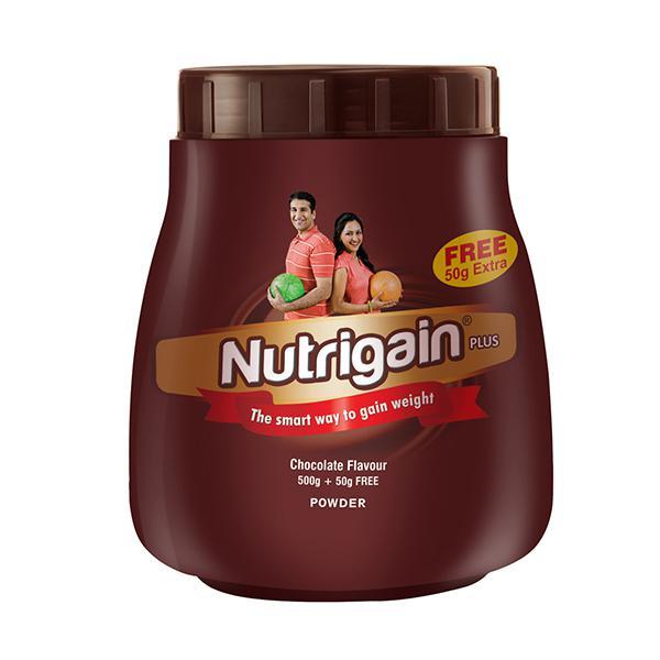 Nutrigain Chocolate Flavor Powder 500 gm + 50 gm online at best price ...