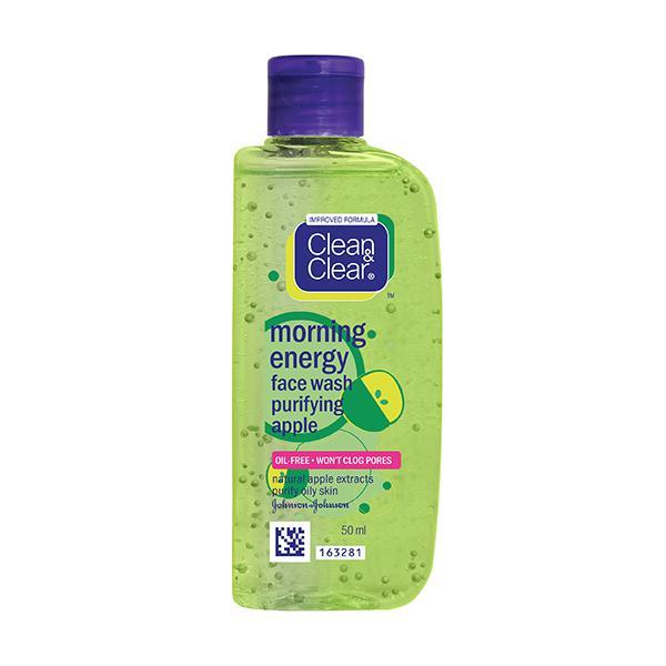 Clean & Clear Morning Energy Face Wash - Purifying Apple 50 ml