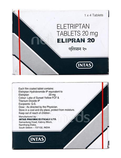 Elipran 20mg Tablet 4'S : Uses, Side Effects, Price | Netmeds
