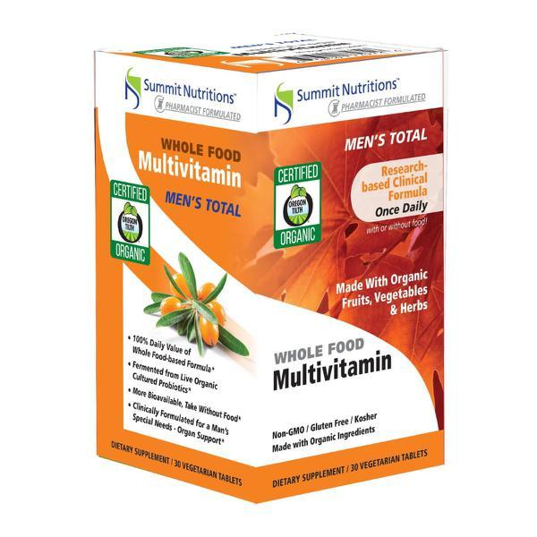 Summit Nutrition Men's Total Whole Food Multivitamins Tablets 30's