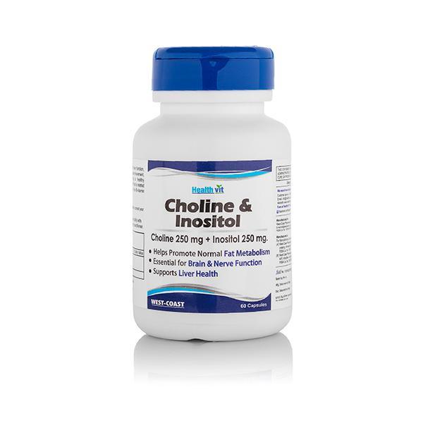 HealthVit Choline & Inositol Capsules 60's
