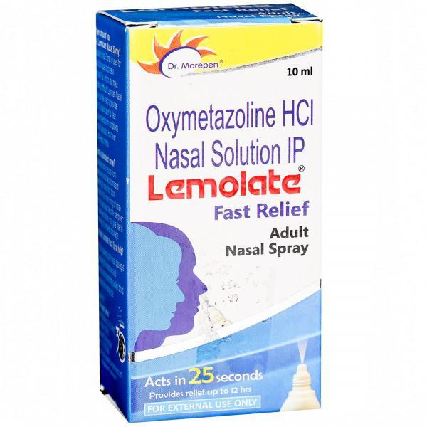 Dr. Morepen Lemolate Adult Nasal Spray 10 ml Online at Discounted Price ...