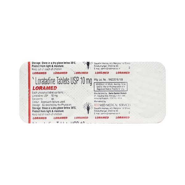 LORAMED 10mg Tablet 10's