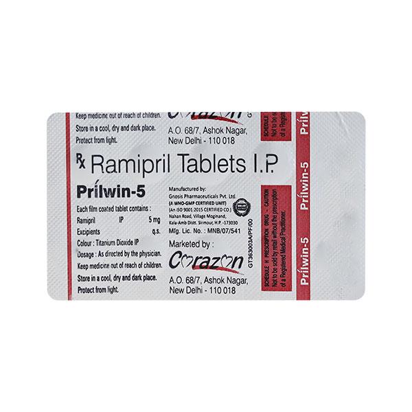 PRILWIN 5 Tablet 10's Price, Uses, Side effects, Substitutes | Netmeds