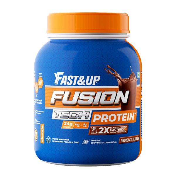 Fast&Up Fusion Tech Protein Powder - Chocolate Flavour 819 gm Online at ...