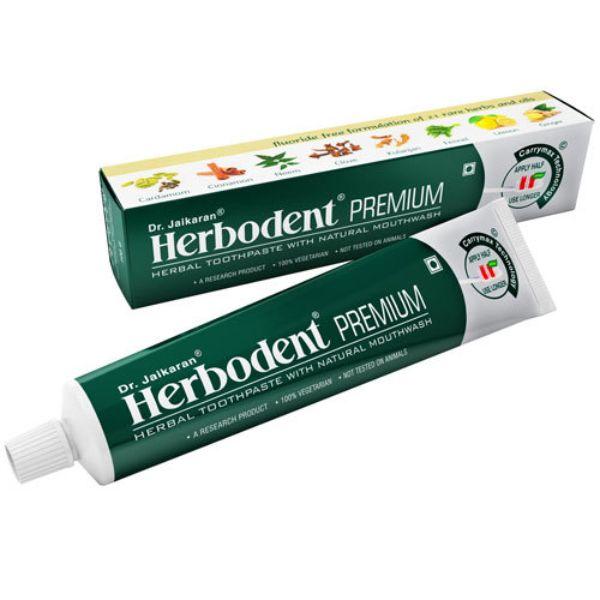 Dr. Jaikaran Herbodent Premium Herbal Toothpaste 100 gm Online at Best ...