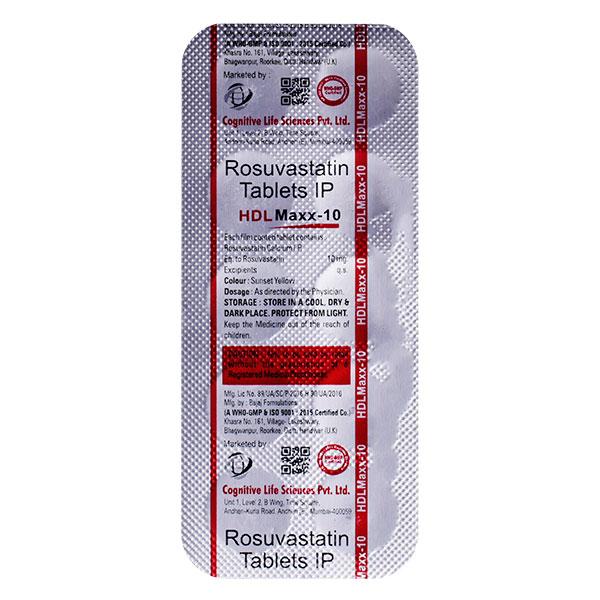 HDL MAXX 10mg Tablet 10's