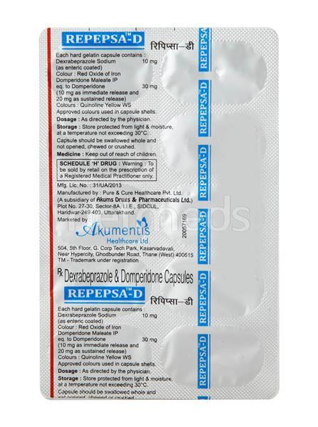 Repepsa D Capsule 10'S