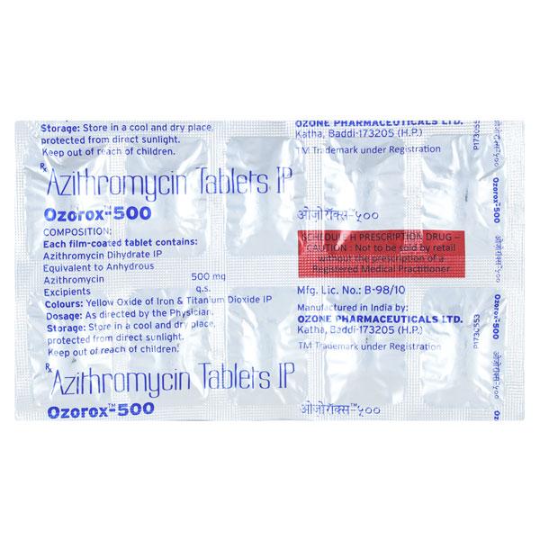 Ozorox 500mg Tablet 10'S