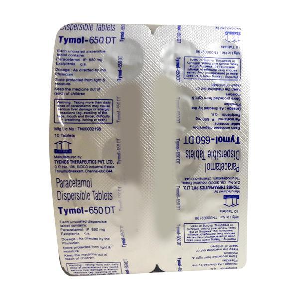 Tymol DT 650mg Tablet 10'S