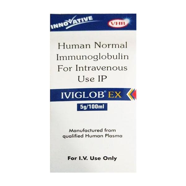Iviglob EX 5gm Injection 100ml