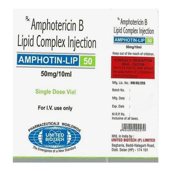 AMPHOTIN LIP 50mg Injection 1's