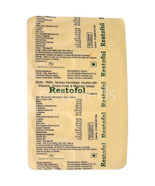 Restofol Tablet 10'S