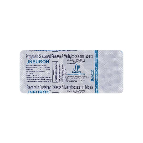 Buy Jneuron Tablet 10's Online at Upto 25% OFF Netmeds - Main Image