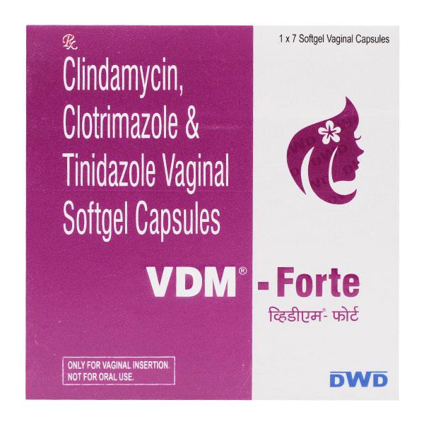 VDM FORTE VAGINAL Soft Gelatin Capsule 7's Price, Uses, Side effects ...