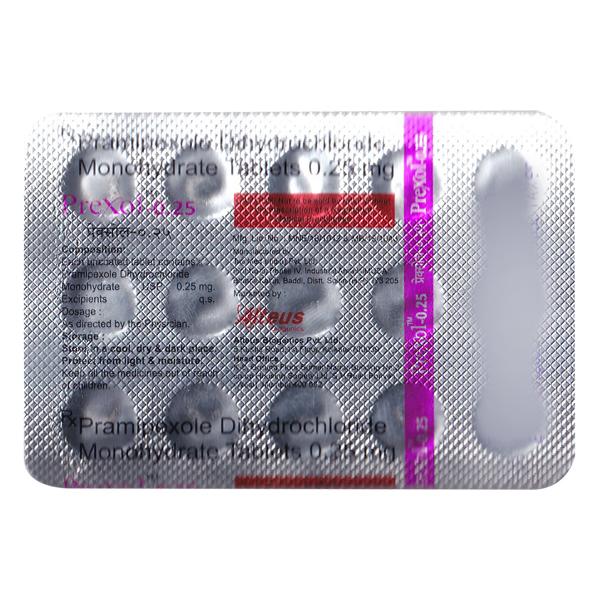PREXOL 0.25 Tablet 15's