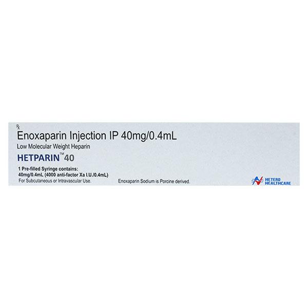 HETPARIN 40mg Injection 0.4ml