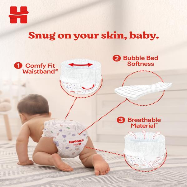 Buy Huggies Complete Comfort Wonder Diaper Pants (L) 28's Online