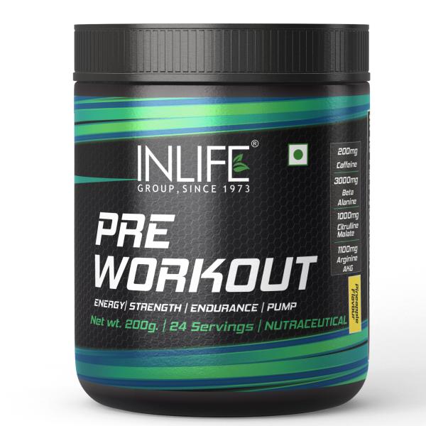 Inlife Pre - Workout Supplement - Pineapple Flavour 200 gm Online at ...