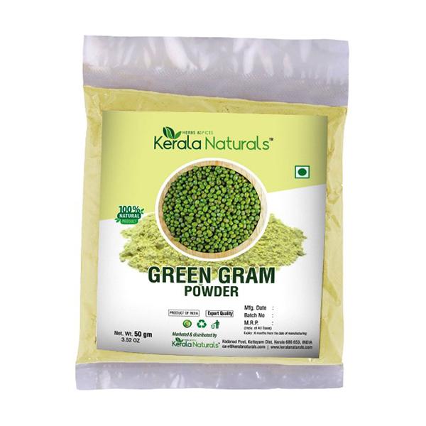 Buy Kerala Naturals Green Gram Powder 50 gm Online at Discounted Price ...