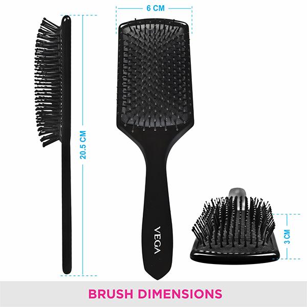 Buy VEGA MINI PADDLE BRUSH 8586 M ASORTD PP 1's Online at Best