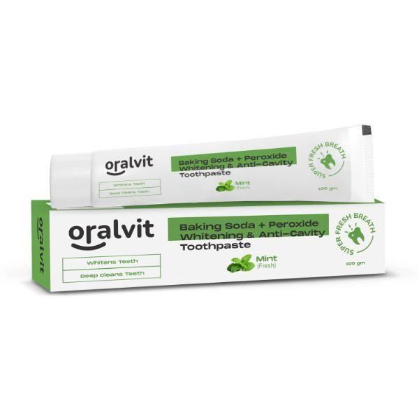 Oralvit Whitening & Anti Cavity Toothpaste - Fresh Mint 100 gm Online ...