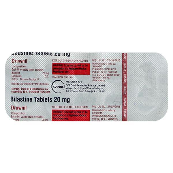 Drownil 20mg Tablet