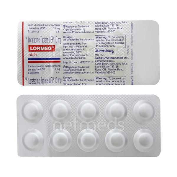 Lormeg Tablet 10'S : Uses, Side Effects, Price | Netmeds