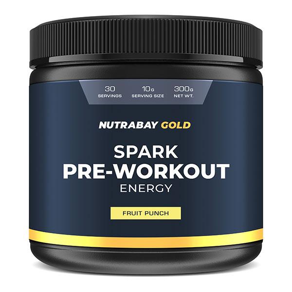 Nutrabay Gold Spark Pre-Workout Energy Powder - Fruit Punch 250 gm ...