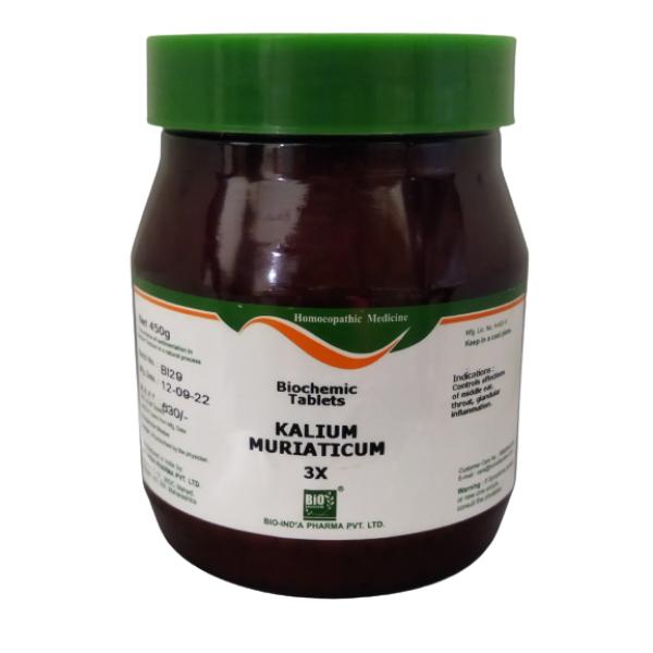 Bio-India's Biochemic Tablet - Kalium Muriaticum 3X 450 gm Online at ...