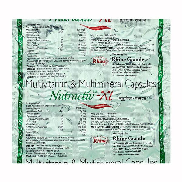 NUTRACTIV XL Capsule 15's